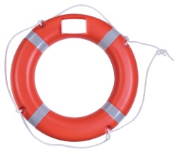 Ring lifebuoy w/rescue light housing 40 x 64 cm 
