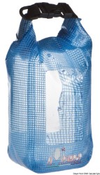 Amphibious watertight light blue bag 