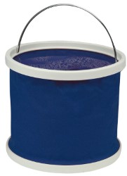 Folding nylon bucket 9 l 
