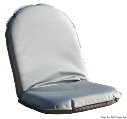 Kompaktowe siedzisko Comfort w kolorze szarym