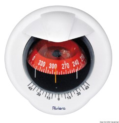 Riviera Pegasus kompas 4 "bela / rdeča