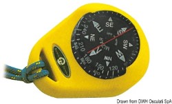 RIVIERA Kompass Mizar m. Gummiarmierung, gelb 