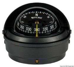RITCHIE Wheelmark extern kompas 3" zwart/zwart