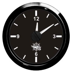Reloj de cuarzo negro / negro