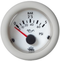 Guardian Öldruckanzeige 0-5 bar weiß 12 V 
