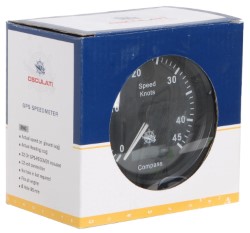 Speedometer m / GPS kompas sort / sort