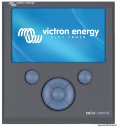 Visor colorido do painel de controle VICTRON Control GX