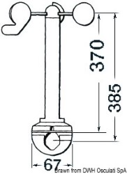 Raymarine Wind Z195-transducer