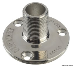 Glomex ronde basis voor antennes AISI316 98 mm