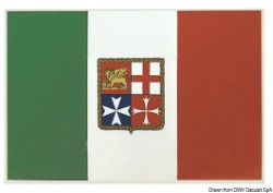 Italienflagge, selbstklebend 15 x 22 cm 
