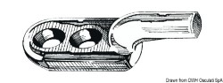 Многоцелевой крючок из хромированной латуни 43x13x14 мм.