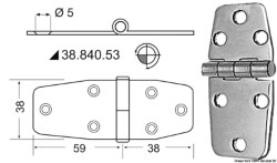 Standardni klin šarke 97x38 mm