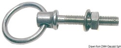 RVS wartel ring met pin 10 mm