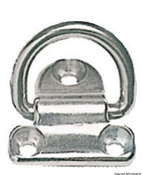 Pierścień składany z 3 otworami AISI316 65x64 mm