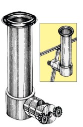 Držač šipke AISI316 za cijevi Ø 35/40 mm
