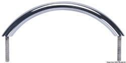 Corrimão de tubo oval AISI316 parafusos externos 200 mm 