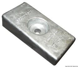 Alumínio placa de ânodo 75/225 HP 36 x 72 mm