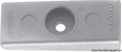 Aluminium plate anode :ercury 30/300 HP 