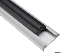 Profilo parabordo alluminio anodizzato 38 x 9 mm (barre da 6 m)