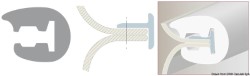 PVC bokobranski profil u obliku slova L crni 33x30 mm