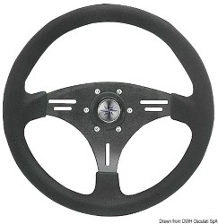 MANTA steering wheel blac/blackk 355 mm 
