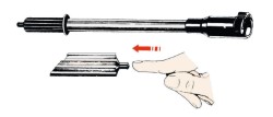 Удлинительный стержень для подвесных двигателей с. заземляющая ручка