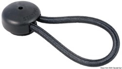 Lazo de cable de choque negro 80 mm