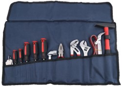 Klappbare Werkzeugtasche, 12 Werkzeuge 