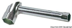 Outboard sparkplug wrench 