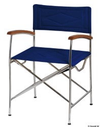 Niebieskie krzesło Dolce Vita Nierdzewne