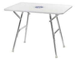 Высококачественный прямоугольный стол с откидной крышкой 88x60 см.