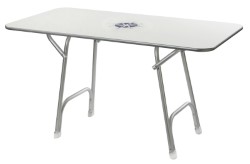 Высококачественный прямоугольный стол с откидной крышкой 130x73 см.