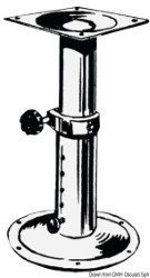 SS telescopic swivelling pedestal 540/720 mm 