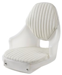Συμπαγές πλαίσιο καθίσματος λευκό πολυαιθυλένιο + μαξιλάρια