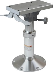 Pedestal w/seat mount telescopic 530/710 mm 