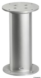 Round aluminum pedestal 3-heights 12V 