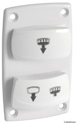 Toilet control panel for WC vacuum 