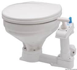 Stor porslin manuell toalett