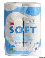Papier hygiénique hydrosoluble Aqua Soft 6 pièces 