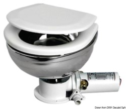 WC électrique Compact cuvette inox 24 V 
