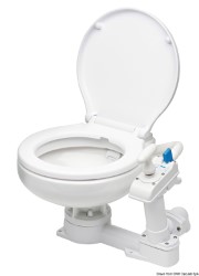 Manual тоалетна, пластмасова седалка