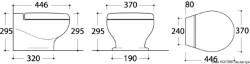 TECMA Nano electric toilet bowl 12V 