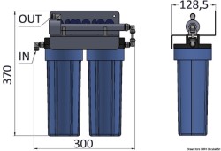 Purificateur d'eau LED 300 12/24 V 