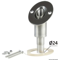 Exhaust adapter for yachts or boats skew 