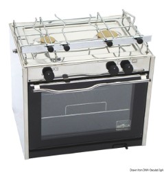 TECHIMPEX Compact fornuis 2 branders+oven