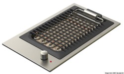 Electric barbecue in steel