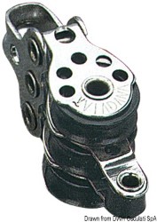 VA-Stahl Mikro-Dreifachblock m.Unterbügel 17x5 