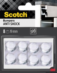 Amortecedores anti-choque 3M Scotch 13 mm - pacote com 12 unidades 