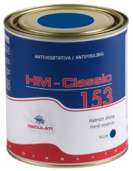 HM Classic 153 tvrdi matrični antivegetativni premaz plavi 0,75 l