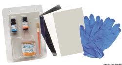 Repair kit for PVC inflatables grey 